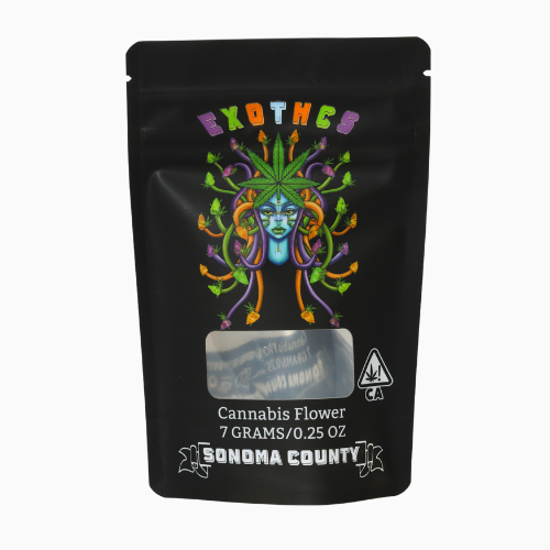 cannabis flower packaging bag