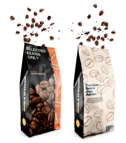 custom printed coffee packaging