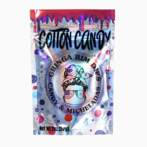 cotton candy pouch