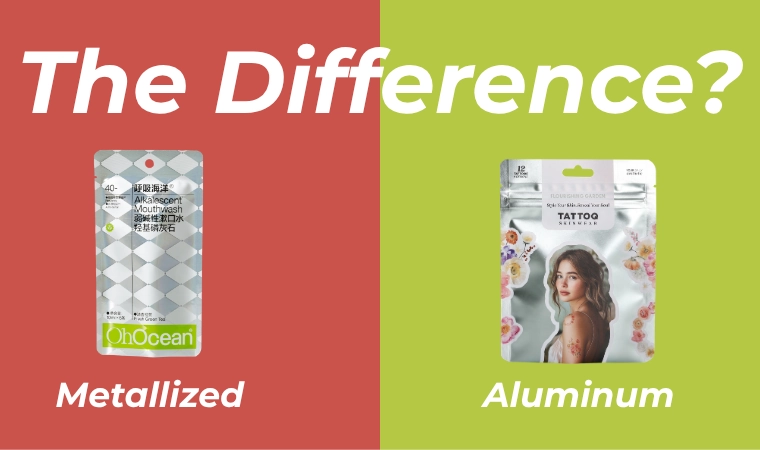 metallized vs aluminum